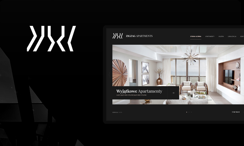 Zig Zak Apartamenty w Rzeszowie - Kreatywne studio projektowe