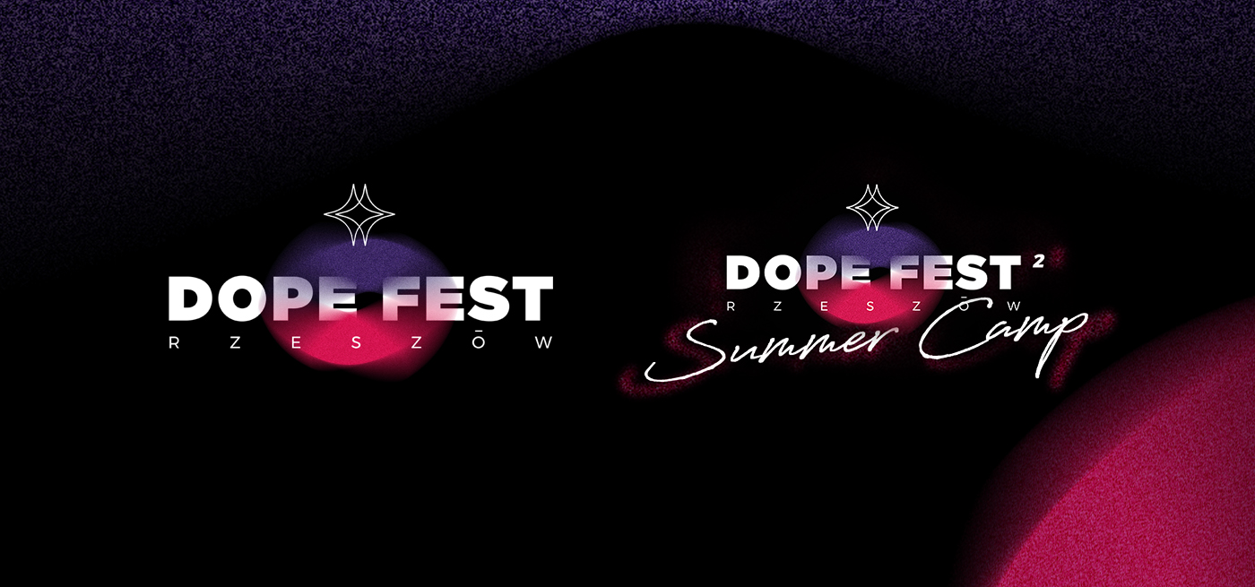 Identyfikacja wizualna festiwalu muzycznego - Dope Fest