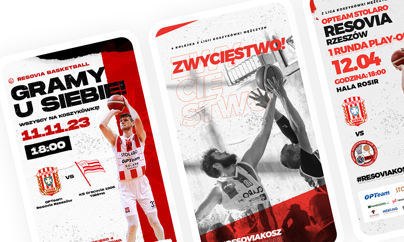 Resovia Rzeszów - materiały promocyjne - Kreatywne studio projektowe